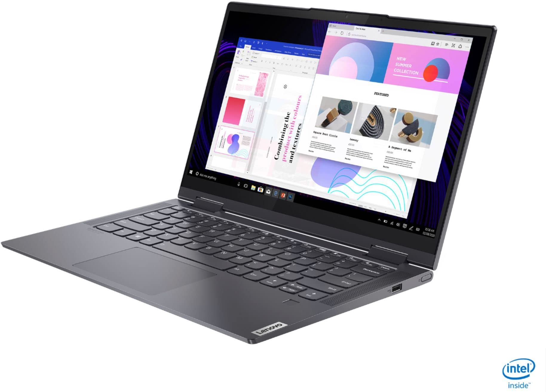 タブレットPC 2in1 バッテリー◎ タッチパネル Core i7-1165G7 フルHD 14 レノボ ノートPC Yoga 7 14ITL5 windows11  16GB SSD512GB  カメラあり オフィス (B373) Newest Lenovo Yoga 7i 2-in-1 Laptop | 14